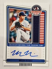 MASON NICHOLS 2023 Panini Stars & Stripes COLLEGE TRAINING CAMP BLUE FOIL AUTO