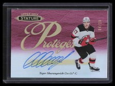 2020-21 Upper Deck Stature Proteges Autographs Yegor Sharangovich RC Auto 4/15