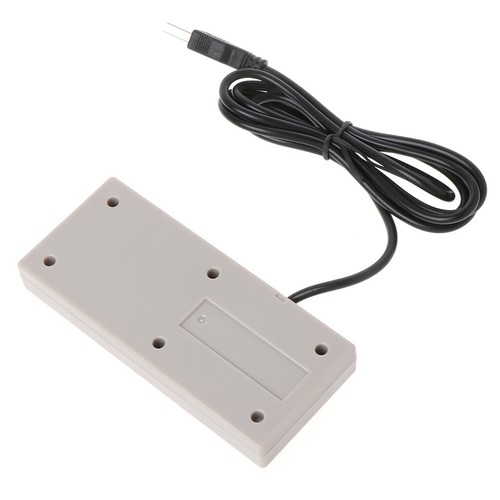 USB Gaming Controller Plug-Play Plastic Black+Gray for NES PC Windows New - Picture 3 of 6