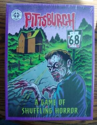 PITTSBURGH 68 Shuffling Horror ZOMBIE Card Game - Gamewick Games - (SEALED) New