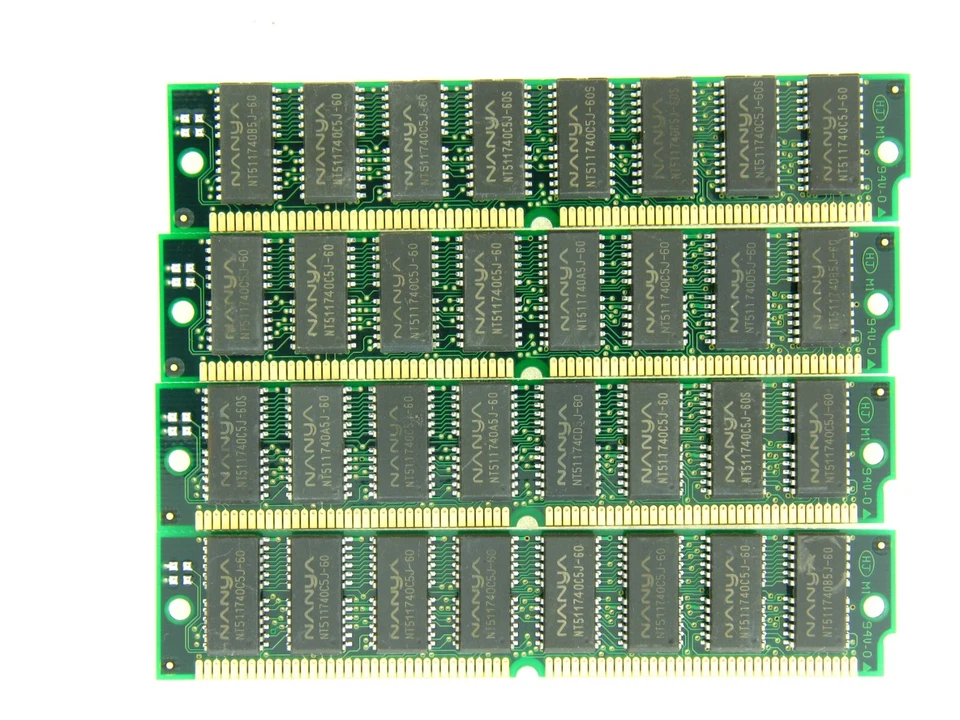 128 MB MEG 4x 32MB EDO SIMM 72 pin 60 ns 60NS NON-PARITY Memory RAM 72PIN GOLD! - Image 2 of 2