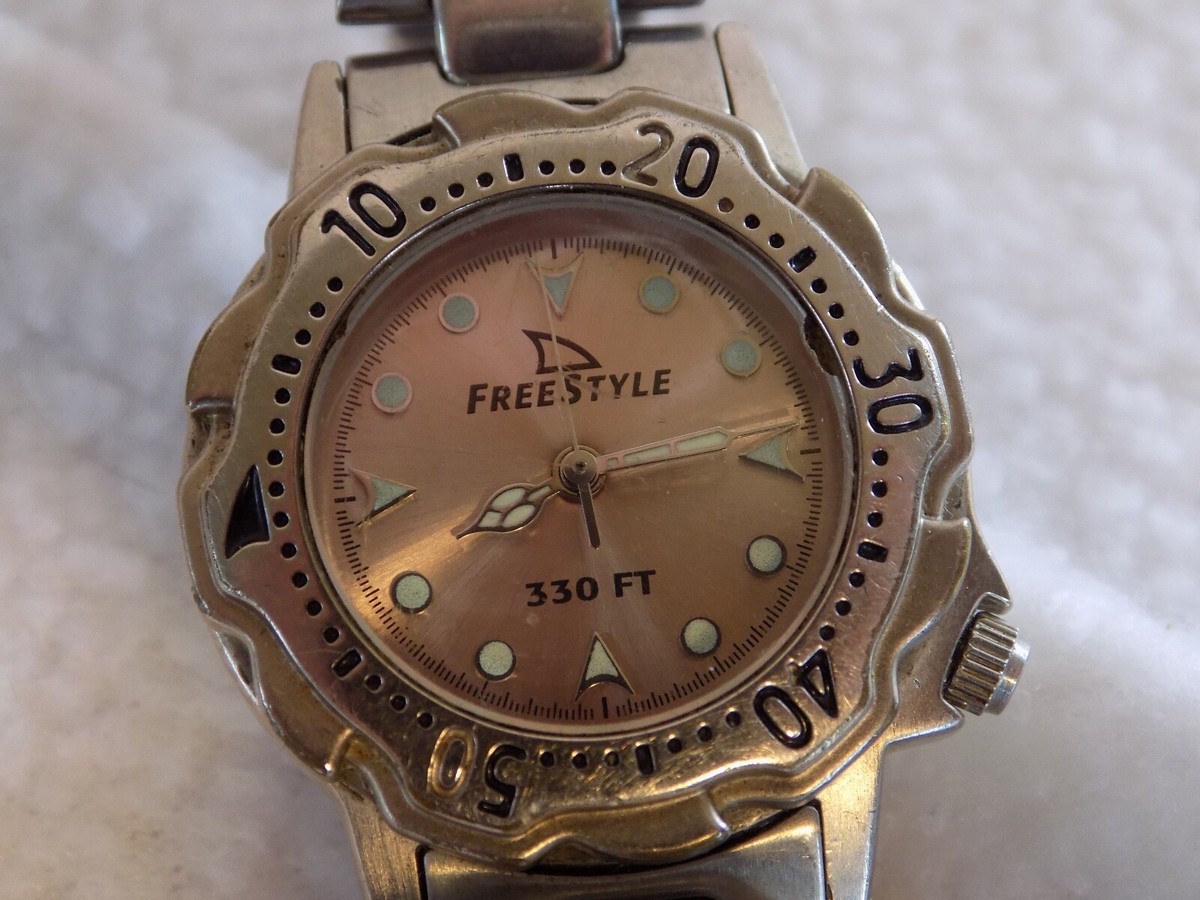 Freestyle Watch Pink Mother of Pearl Face Stainless Steel WR  display picture 1