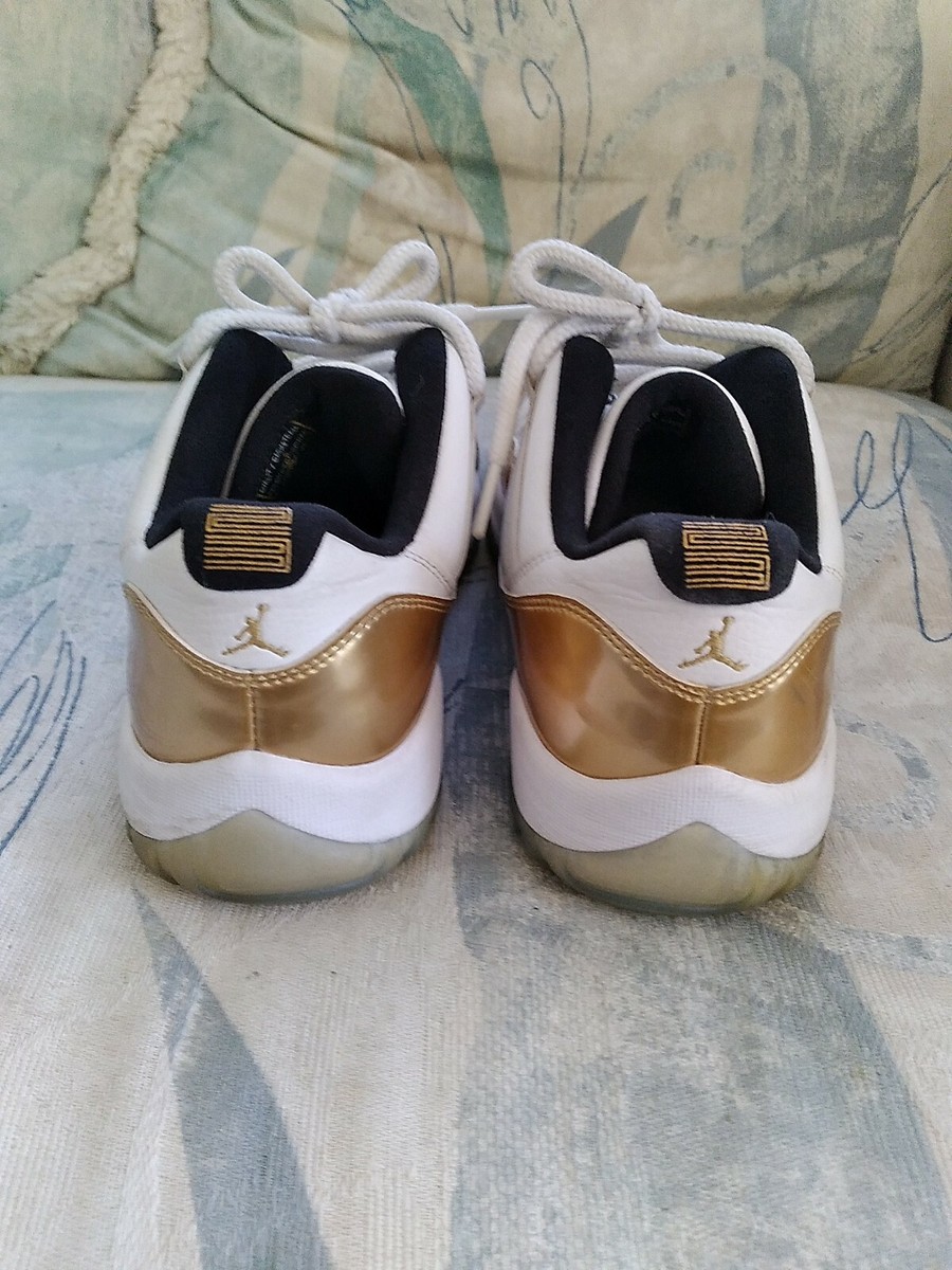 Nike Air Jordan 11 Retro Low Closing Ceremony White Gold 528895