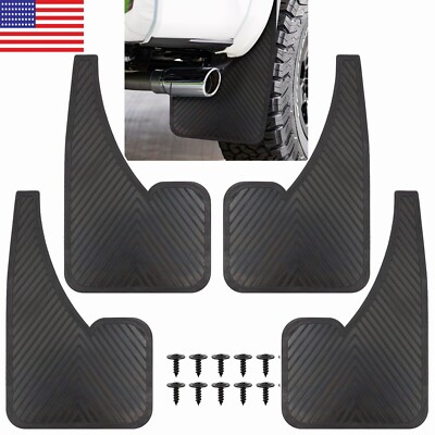 5mm Rubber Mud Flaps Splash Guards For Chevy Chevrolet Suburban Tahoe 4pcs-set