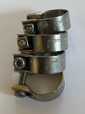 4 X EBERSPACHER 24MM EXHAUST PIPE CLAMPS FIT WEBASTO DIESEL NIGHT HEATER