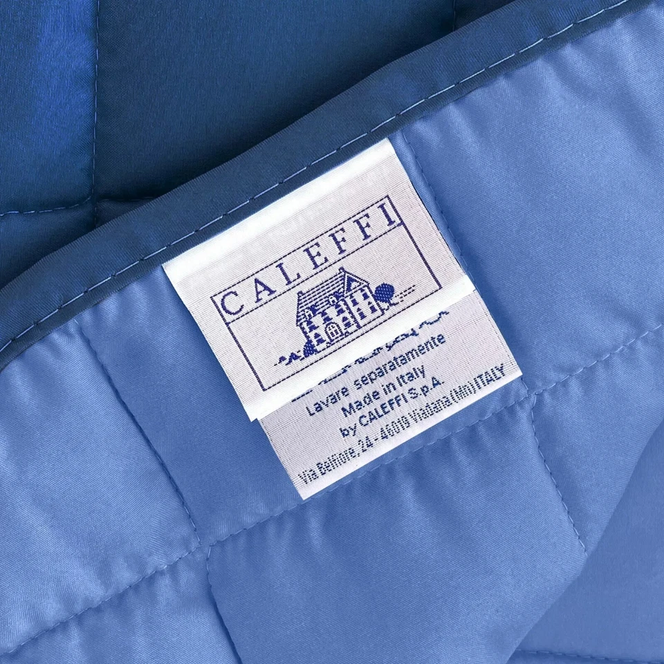 Caleffi Copriletto Trapuntato in microfibra Art. Modern Colore Blu - Immagine 4 di 4