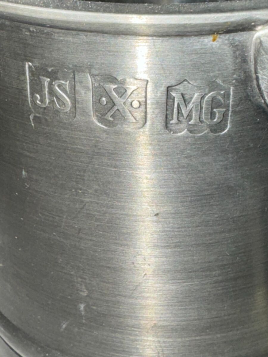 John Somers Pewter Cup 16oz JS X MG Vintage from Brazil | eBay John Somers Pewter Cup 16oz JS X MG Vintage from Brazil | eBay