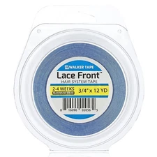 Walker Tape 3/4"x 12 yards Lace Front Support Tape Wig (Blue Liner) Double Side!
