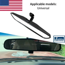 Quality 8" Black Rear View Mirror Interior Replacement Day Night For Universal