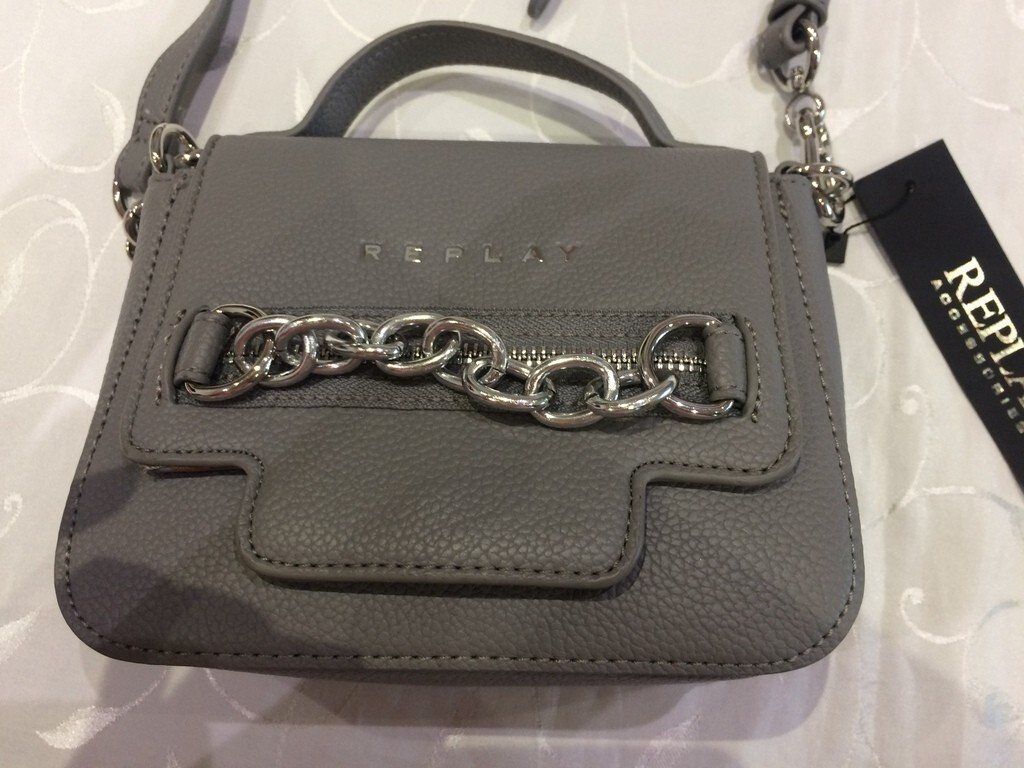 Replay Women's  Grey Small Shoulder Cross Body Bag RRP :£122.00 image 2