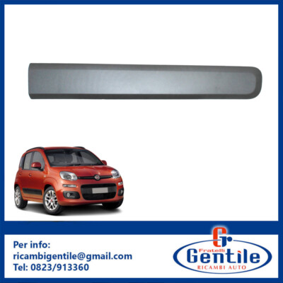 Modanatura Porta Anteriore Destra PRASCO Per Fiat Panda 2003-2011 | Nero | Lato Passeggero - Foto 6