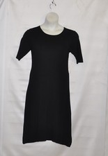 Linea by Louis Dell'Olio Petite Whisper Knit Swing Dress Size 1XP Black