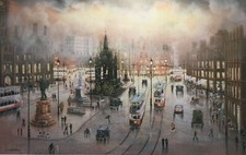 Albert Square Bernard Mcmullen Limited Edition Print Numbered And Signed