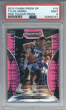 2019-20 Panini Prizm Draft Picks - Tyler Herro #15 Pink Pulsar