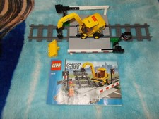 Lego® City Eisenbahn - 7936 - Bahnübergang mit Bagger - mit Bauanleitung (BA)