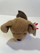 TY Beanie Baby - TUFFY the Dog 6.5 inch - MWMTs w/ Errors  PVC Pellets