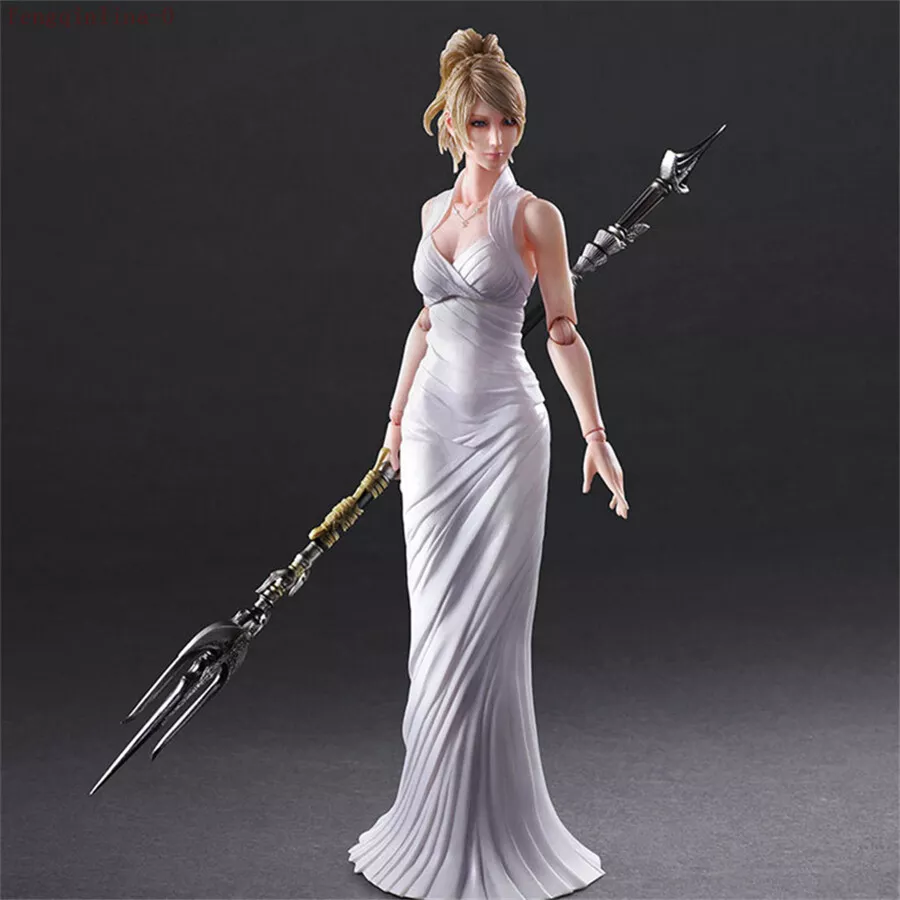 Play Arts Final Fantasy XV Lunafreya Nox Fleuret Action Figure Model Toys 25cm