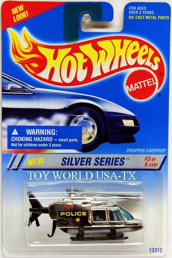 1995 Hot Wheels #325 Silver Series Propper Chopper