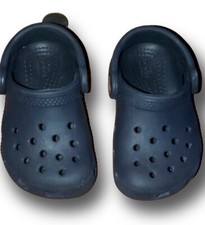 Crocs Classic Unisex Kids Casual Clog, Size 4 - Blue