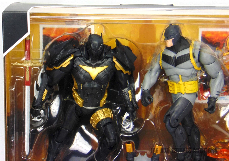 NUEVO DC COLECCIONISTA MULTIPACK FIGURAS ARMADURA BATMAN CABALLERO BLANCO VS AZRAEL BATMAN 7" Foto 4 de 4