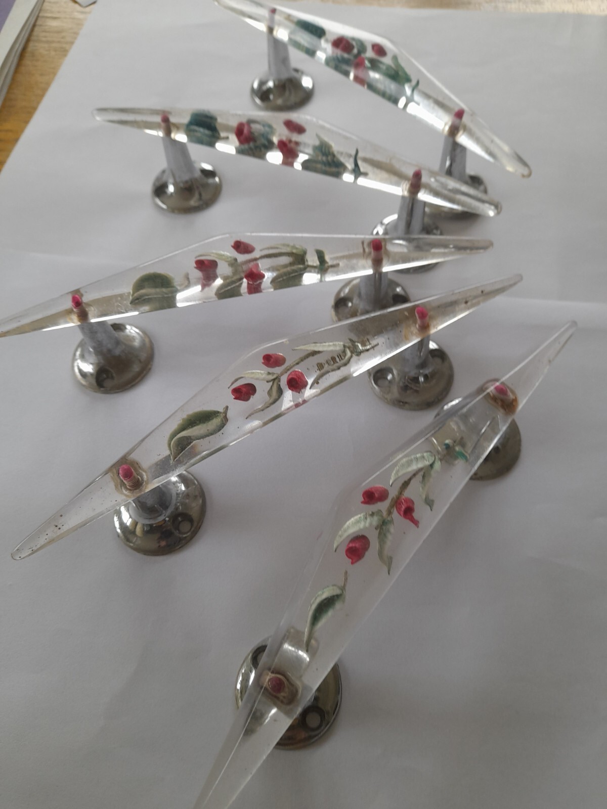 1960s Lucite Vintage Door Handles eBay