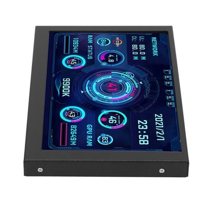PC CPU Data Monitor 5in IPS USB C TYPE C Temperature Display PC CPU GPU RAM SET