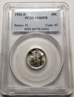 1941-S Mercury Dime.....PCGS MS65 Full Bands