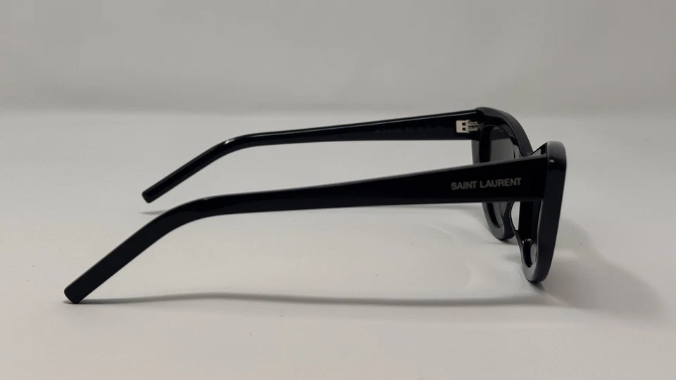 Очки солнцезащитные Saint Laurent New Wave Lily 52 мм черные/серые рекомендуемая розничная цена производителя 495 долл. США - Изображение 4 из 4