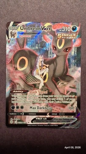 Pokemon TCG Umbreon Vmax TG23/TG30 Brilliant Stars Trainer Gallery