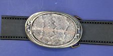 Real Canebrake/Timber Rattlesnake Insert Belt Buckle made in USA 2622