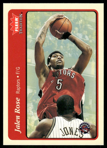 2000 Fleer Tradition Jalen Rose #21 card