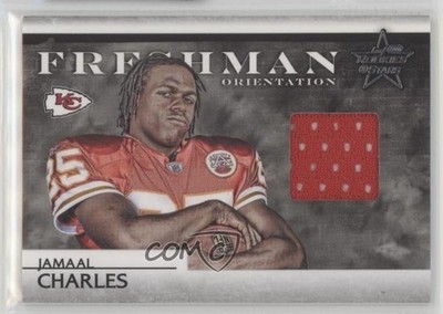 2008 Leaf Rookies & Stars Jerseys 44/250 Jamaal Charles #FO-8 RC 0af