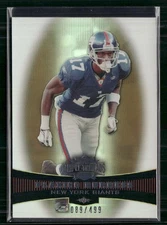 2006 Topps Triple Threads #28 Plaxico Burress Sepia #/499