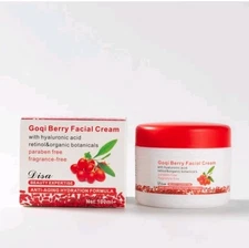 Goji Berry Facial Cream Hydrating Formula Fragrance Free. 100ml X 1