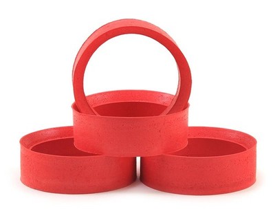 Muchmore Absolute HG Molded Tire Inserts (Red) (4) (Medium) [MMRAT-MIM]