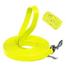 Wolfone 40ft Yellow Long Leash - Waterproof Training Dog Leash for Recall, Sw...