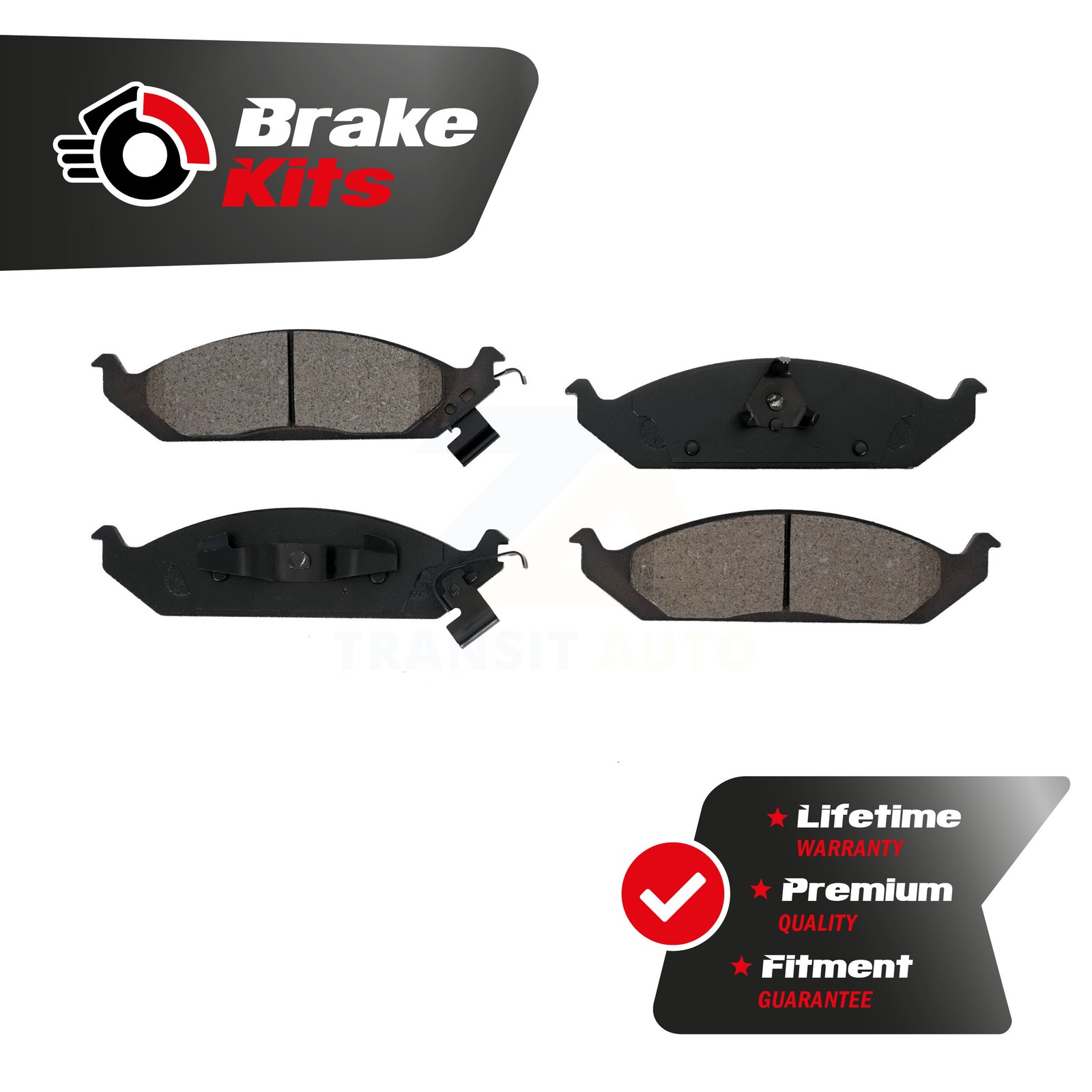 Front Semi-Metallic Brake Pads Set For 1996-2000 Chrysler Sebring Convertible