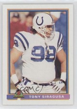 1991 Bowman Tony Siragusa #213 00l8