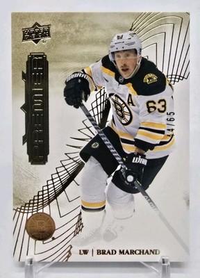 2022-23 Upper Deck Premier BRAD MARCHAND Gold Parallel /65 Boston Bruins #11 NHL