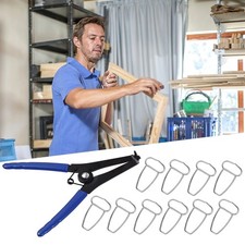 Spring Clamp Pliers with 10 Miter Clamps Woodworking Tool Miter Pliers HUF