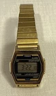 Timex Digital Quartz Vintage Gold Tone Chronograph Water Resistant Ladies Watch