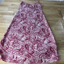 Express Paisley Halter Spaghetti Strap Slip Dress Size 9/10 Y2K Fairy Whimsy