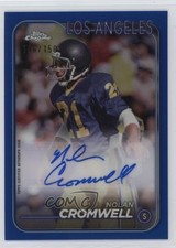 2024 Topps Chrome Auto Blue Refractor 106/150 Nolan Cromwell #BA-NCR Auto 0u0k