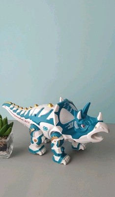 Vivar Toys Mega Triceratops Robot Movements Light Up & Sounds 8+ Good Condition 