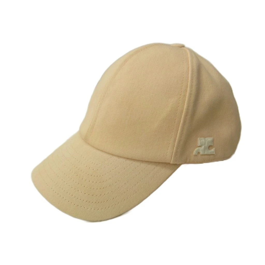 Courreges Pink Cotton Adjustable Cap Women Logo Patch Summer Hat