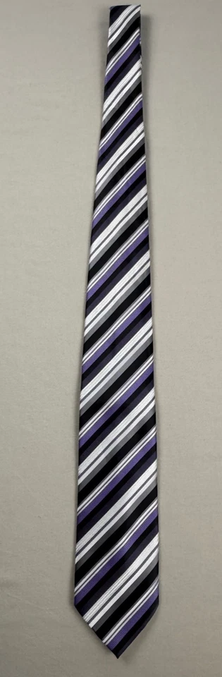 Corbata Alexander Julian Colores Hecha a Mano 100% Poliéster Hombre 57" Foto 3 de 4