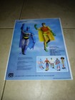 1981 Mego Fly Away Action Superheroes Press Sheet Double Sided From Toy Fair...