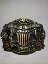 United States of America Constitution 200th Anniversary Commemorate Belt Buckle