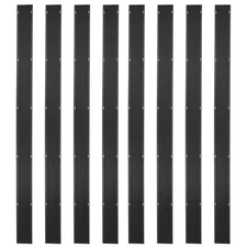 7' 10" L Black Ice Snowmobile Ski Carbide Glide Protector Guides - 8 pack
