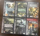 Tom Clancy's Ghost Recon/ Splinter cell 6 game combo  Sony PS2 PlayStation 2